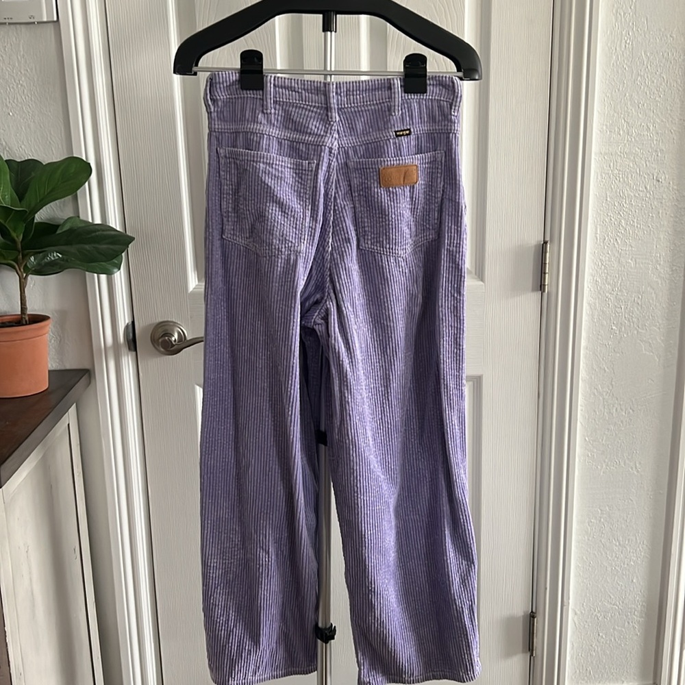 Wrangler lavender Corduroy Pleated Barrel Pant 28x28 - Picture 5 of 17